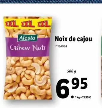 Lidl Noix de Cajou offre