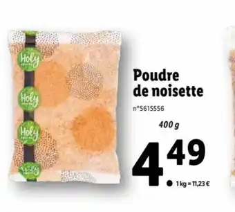 Lidl Poudre de Noisette offre