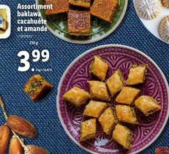 Assortiment Baklawa Cacahuète Et Amande