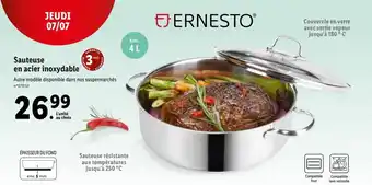 Lidl Sauteuse En Acier Inoxydable offre