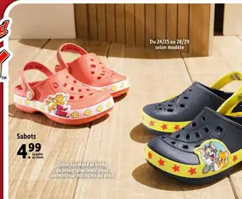 Lidl Sabots offre