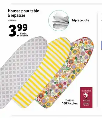 Lidl Housse Portable à Repasser offre