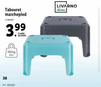 Lidl Tabouret Marcepied offre