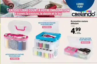 Lidl Crelando Accessoires Couture Débutant offre