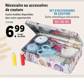 Lidl Nécessaire Ou Accessoires de Couture offre