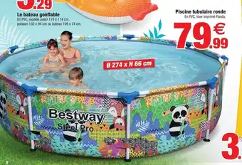 Bazarland Bestway Piscine Tubulaire Ronde offre