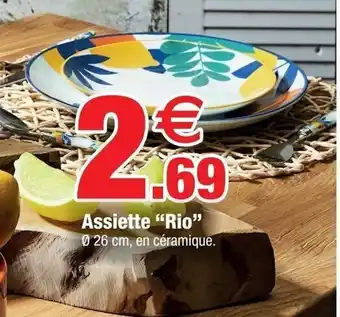 Assiette Rio