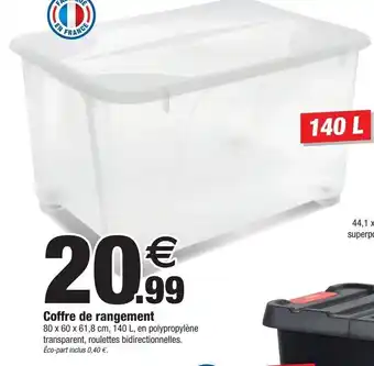 Bazarland Coffre de Rangement offre