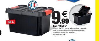 Bazarland Bac Stock'r offre