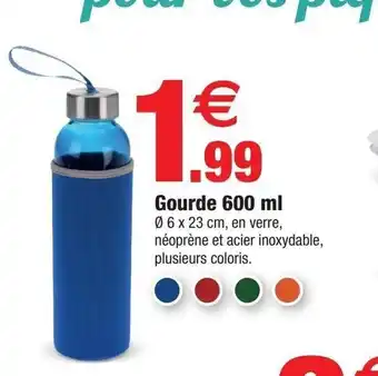 Bazarland Gourde 600ml offre