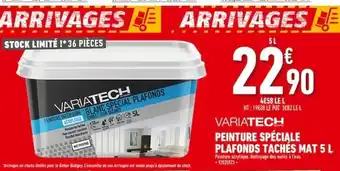 Batkor Variatech Peinture Spéciale Plafonds Tachés Mat 5L offre