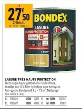Lasure Très Haute Protection