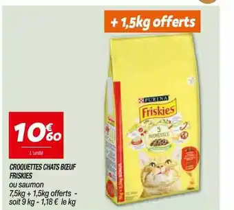 Netto Croquettes Chats Boeuf Friskies offre