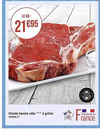 Viande Bovine Côte***à Griller