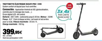 Trottinette électrique Ducati Pro 1 Evo