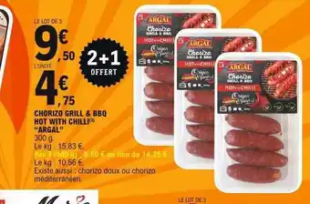E.Leclerc Chorizo Grill & Bbq Hot With Chilli offre