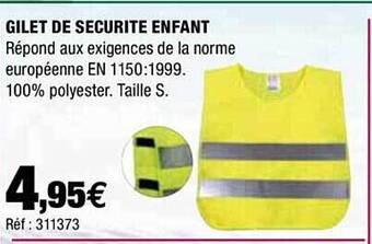 Autobacs Gilet De Sécurité Enfant offre