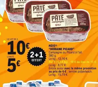 E.Leclerc Pâté offre