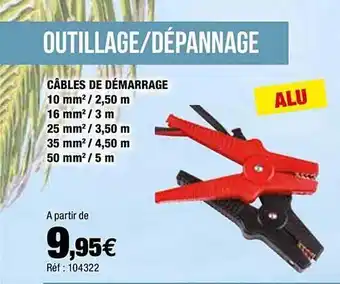 Autobacs Câbles De Démarrage offre