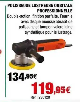 Autobacs Polisseuse Lustreuse Orbitale Professionnelle offre