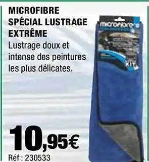 Autobacs Microfibre Spécial Lustrage Extrême offre
