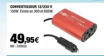 Autobacs Convertisseur 12-230 V offre