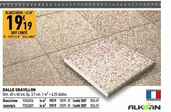 Brico Cash Dalle Gravillon offre
