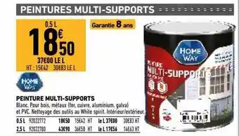 Brico Cash Peinture Multi-supports Home Way offre