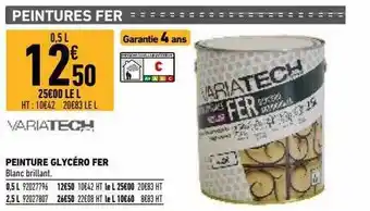 Brico Cash Peinture Glycéro Fer Variatech offre