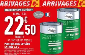 Peinture Bois Glycéro Satinée 2,5l Théodore