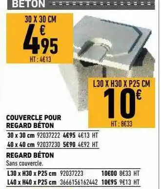 Couvercle Pour Regard Béton