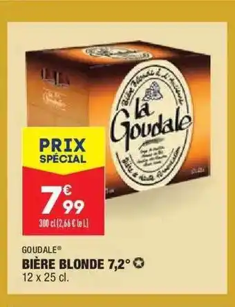 ALDI Bière Blonde 7,2° Goudale offre