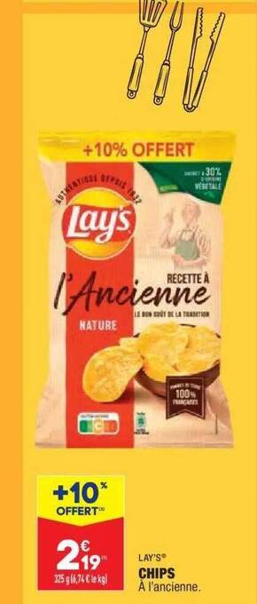 ALDI Chips Lay's offre