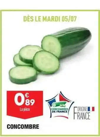 ALDI Concombre offre