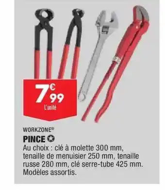 ALDI Pince Workzone offre