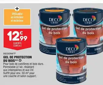ALDI Gel De Protection Du Bois Décocraft offre