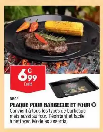 ALDI Plaque Pour Barbecue Et Four Bbq offre