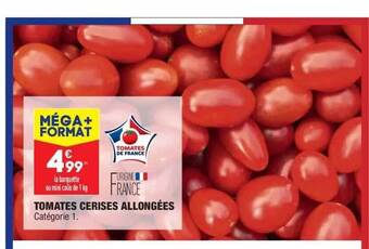 ALDI Tomates Cerises Allongées offre
