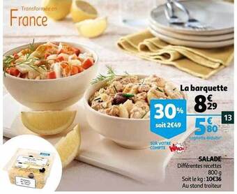 Auchan Salade offre