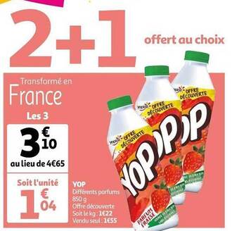 Auchan Yop offre
