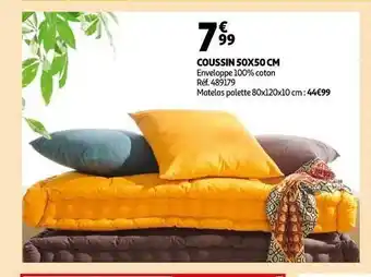 Auchan Coussin 50 X 50 Cm offre