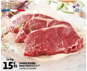 Auchan Viande Bovine : Faux-filet*** offre