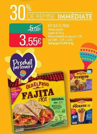 Match Kit Old El Paso offre