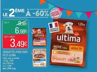 Match Croquettes Pour Chien Petit Ultima offre