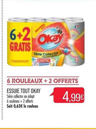 Match Essuie Tout Okay offre
