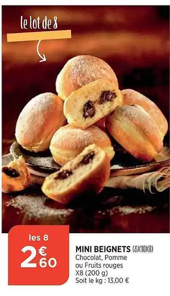 Match Mini Beignets offre