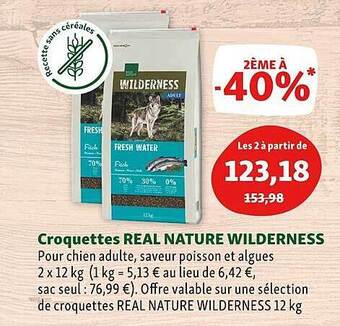 Maxi Zoo Croquettes Real Nature Wilderness offre
