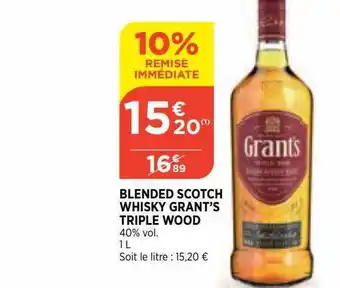 Blended Scotch Whisky Grant's Triple Wood