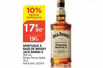 Bi1 Spiritueux à Base De Whisky Jack Daniel's offre