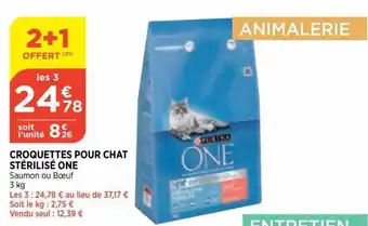 Bi1 Croquettes Pour Chat Stérilisé One offre